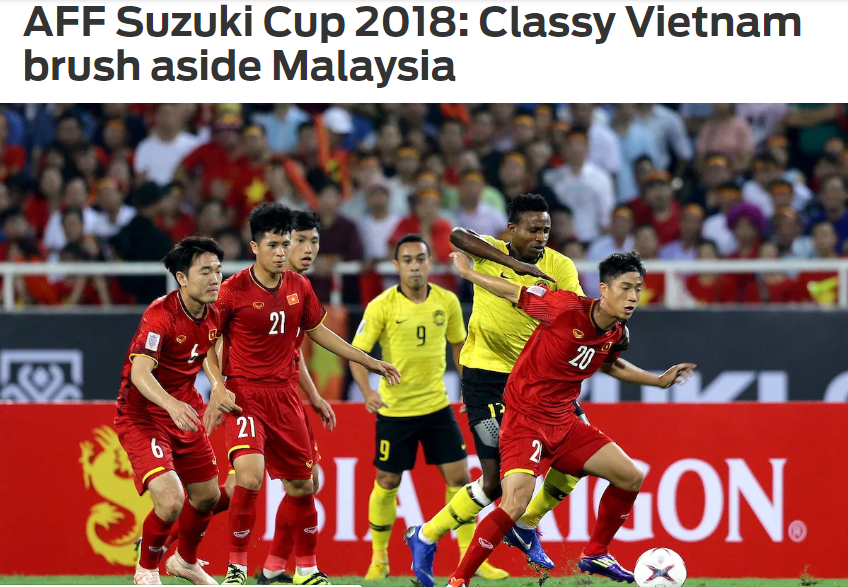 Truyền thông châu Á ca ngợi “Việt Nam xuất sắc gạt Malaysia sang một bên” tại AFF Cup - Ảnh 2.