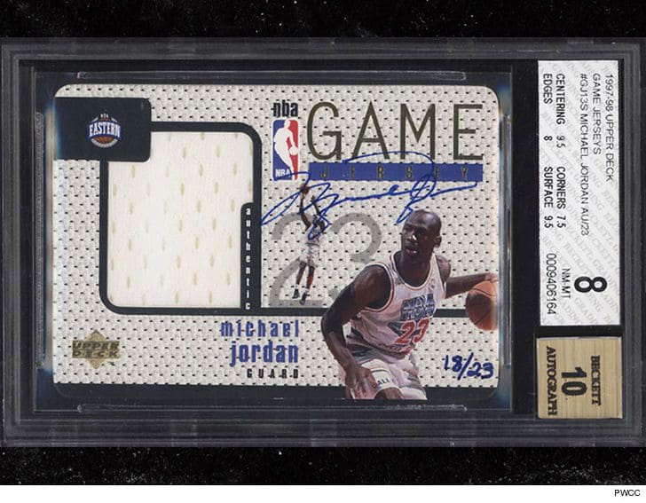 Tấm thẻ hiếm hình Michael Jordan đã được bán với giá siêu gây sốc - Ảnh 1.