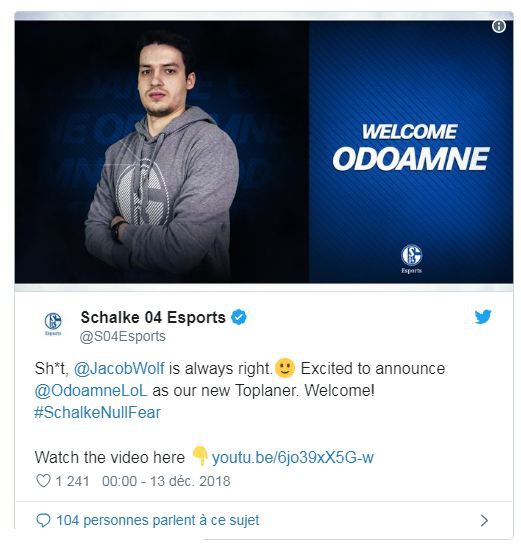 Chuyển nhượng LMHT: Odoamne gia nhập đội hình Schalke 04 cho mùa giải mới - Ảnh 1.