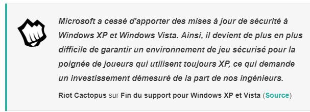 Liên Minh Huyền Thoại sẽ không hỗ trợ trên Windows XP và Vista vào năm 2019 - Ảnh 1.