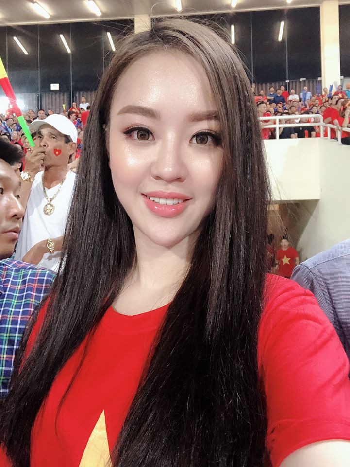 Nhan sắc Hoa hậu giỏi võ liên tục dự đoán chính xác tỷ số các trận cầu của đội tuyển Việt Nam - Ảnh 2.