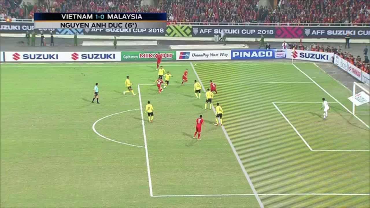 CĐV Malaysia cho rằng bàn thắng của Anh Đức không hợp lệ vì Quang Hải việt vị - Ảnh 1.