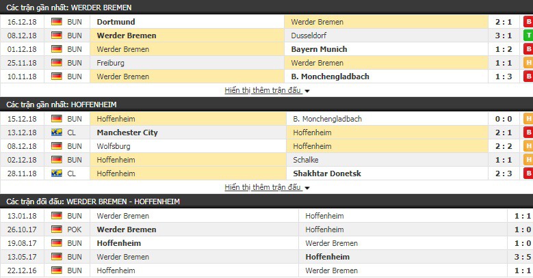 Nhận định tỷ lệ cược kèo bóng đá tài xỉu trận Bremen vs Hoffenheim - Ảnh 3.