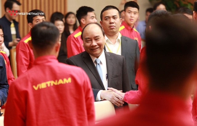 Chùm ảnh: ĐT Việt Nam được vinh danh tại Phủ Thủ tướng sau chiến tích vô địch AFF Suzuki Cup 2018 - Ảnh 2.