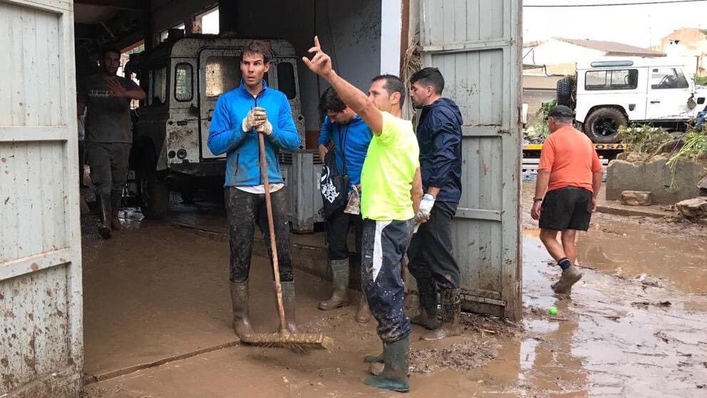 Rafael Nadal chia sẻ về bi kịch mình phải hứng chịu trong trận lụt lịch sử ở Mallorca