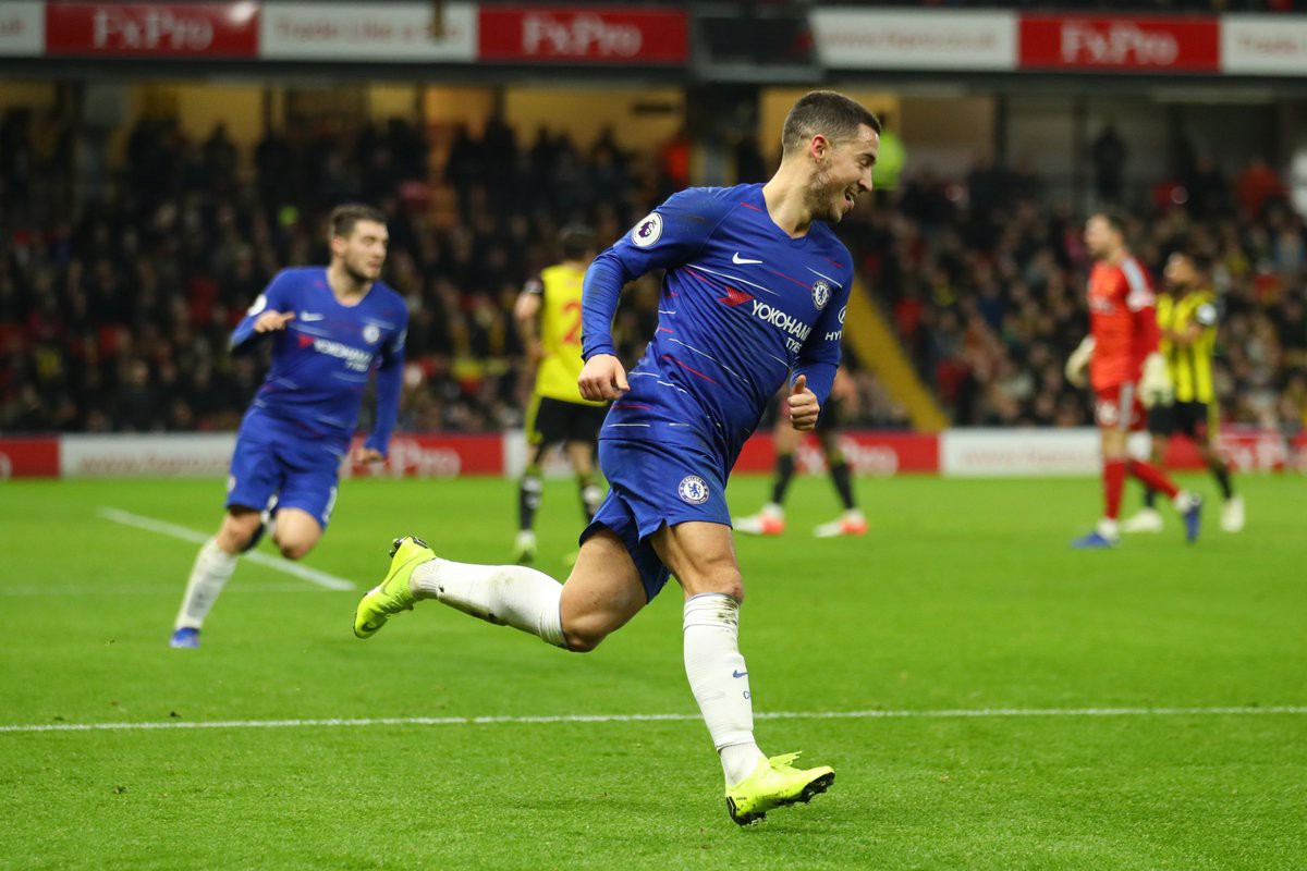 Hazard cán mốc 100 bàn với Chelsea và 2 kỷ lục cần phá vỡ ở mùa này - Ảnh 2.