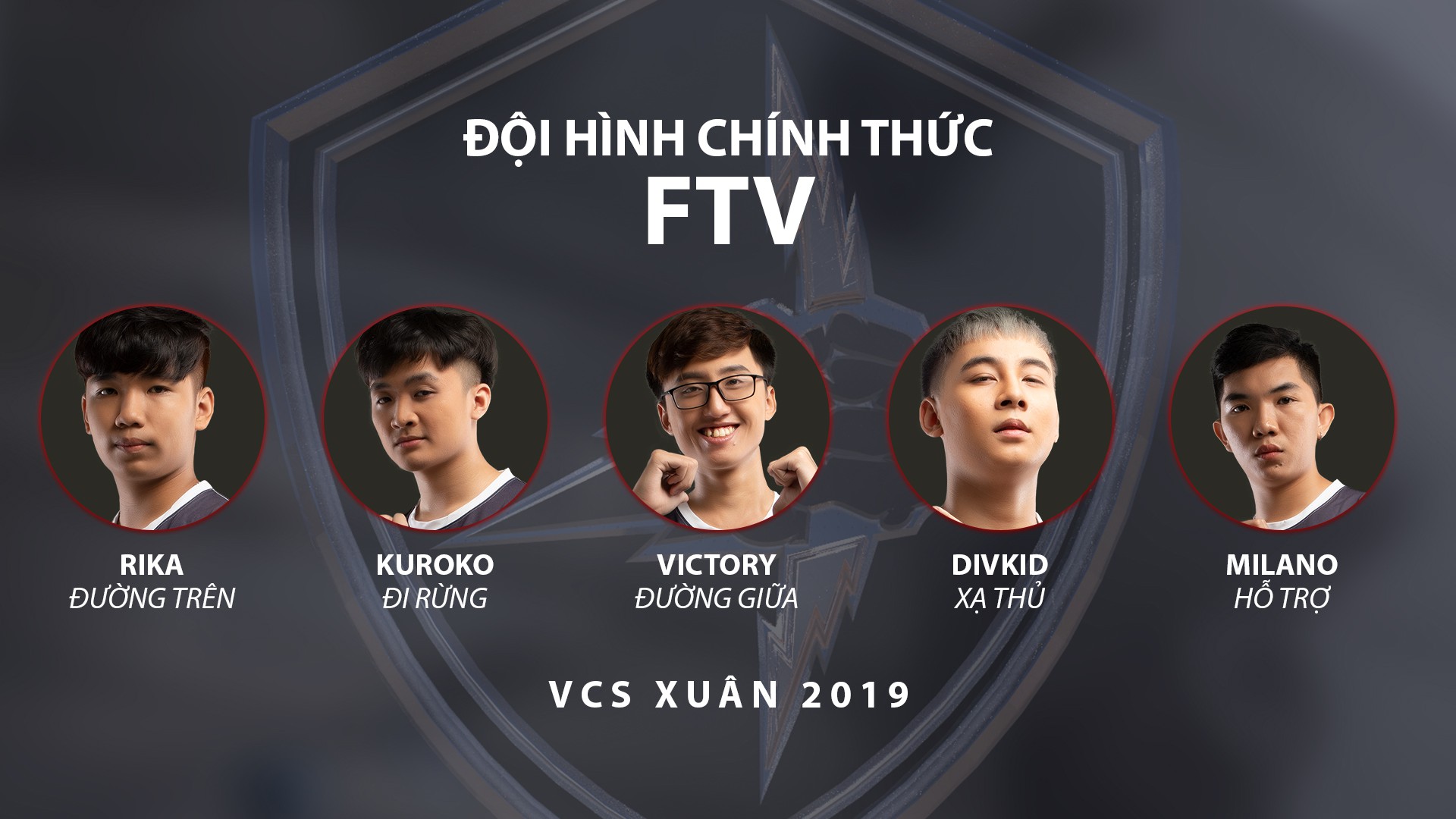 FTV công bố đội hình cho giải đấu VCS mùa Xuân 2019 - Ảnh 1.