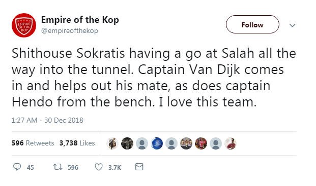 NHM Liverpool phấn khích với cảnh Van Dijk bảo vệ Salah trước Sokratis - Ảnh 9.