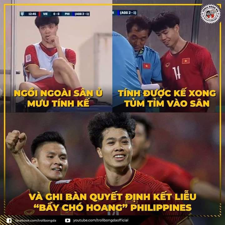 Ảnh chế chiến thắng của ĐT Việt Nam trước Phlippines tại bán kết lượt về AFF Cup 2018: Hoạ mi Phượng đã hót! - Ảnh 3.