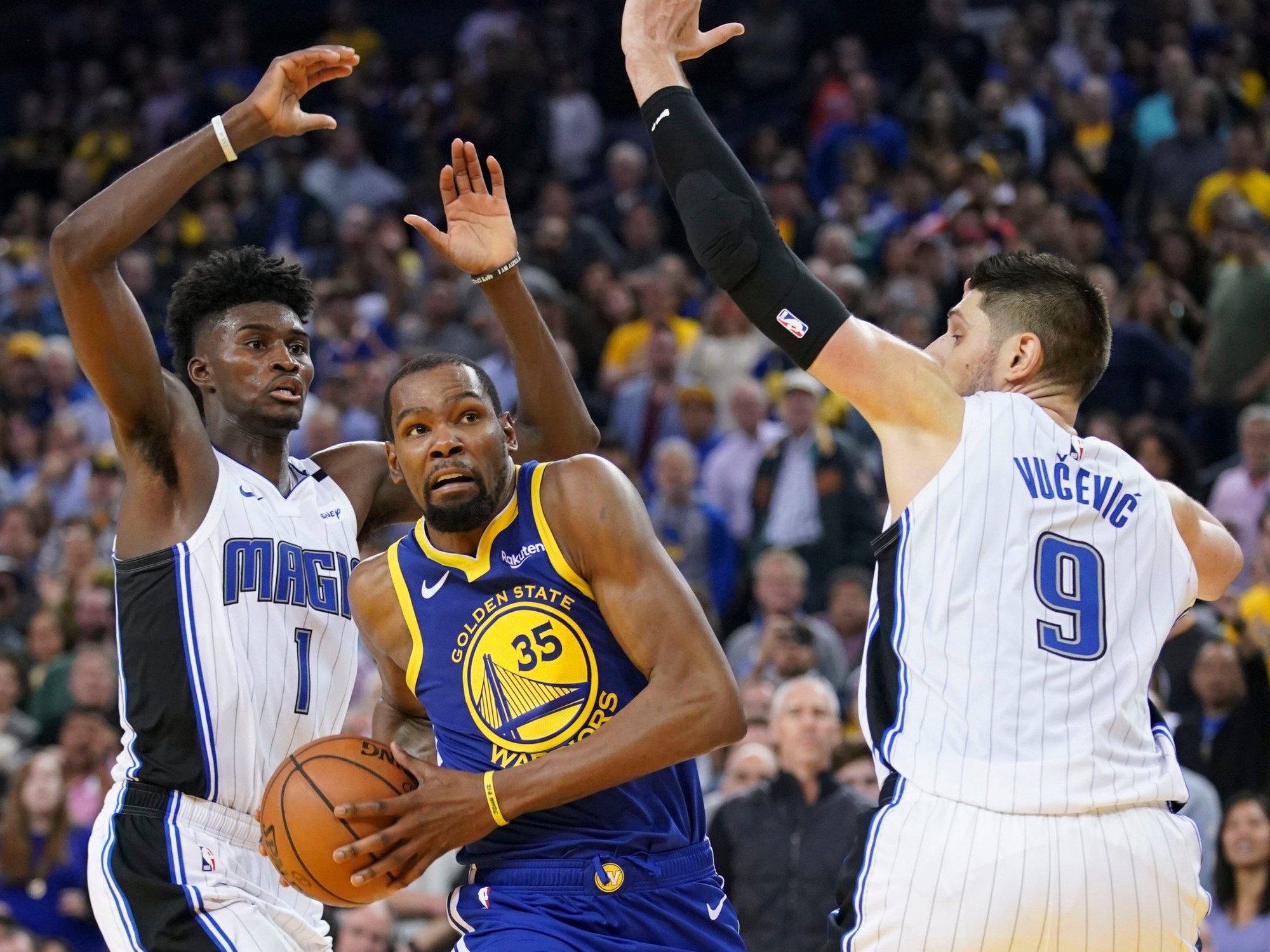 Kevin Durant hé lộ về thời điểm đáng sợ nhất của Golden State Warriors - Ảnh 1.