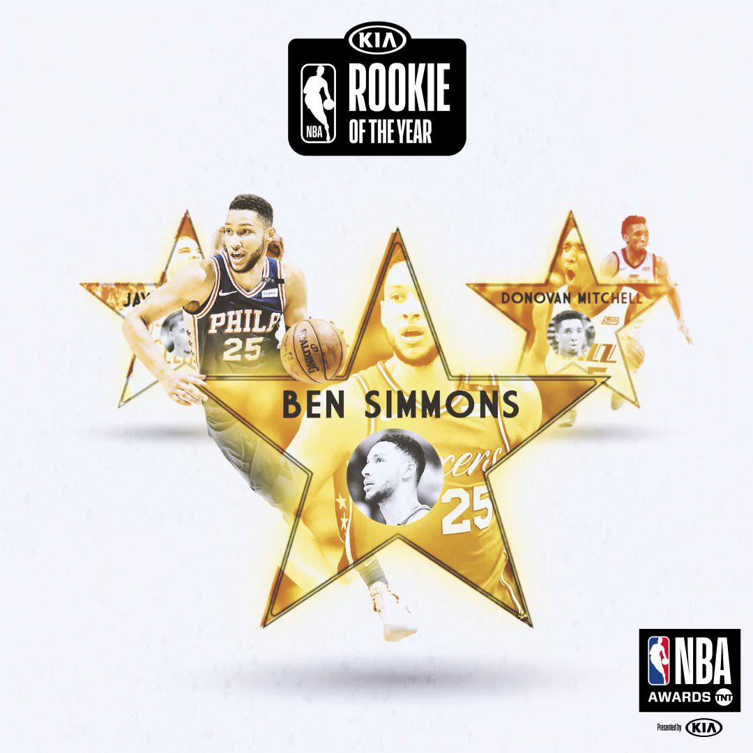 James Harden và LeBron tranh MVP NBA, Ben Simmons so kè Rookie of The Year cùng Donovan Mitchell - Ảnh 5.