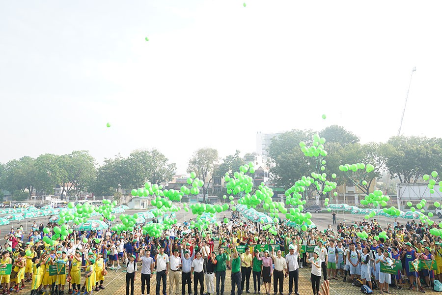 Rộn ràng Festival bóng rổ trường học TPHCM  - Ảnh 1.