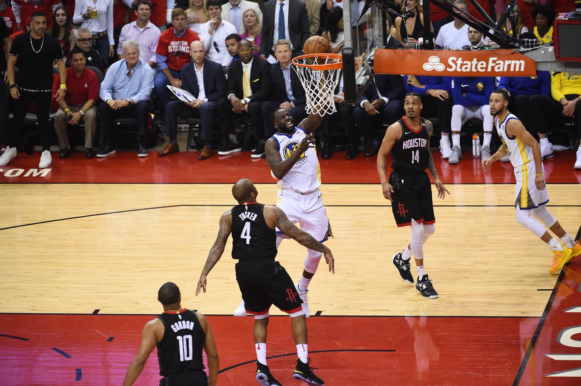 Đối đầu Rockets, Warriors chuyền bóng ít đến ngạc nhiên - Ảnh 4.