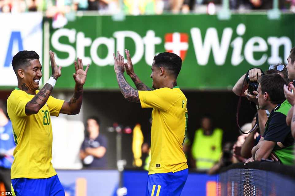 GHQT: Tam tấu tỏa sáng, Brazil xé Áo chạy đà hoàn hảo cho World Cup - Ảnh 1.