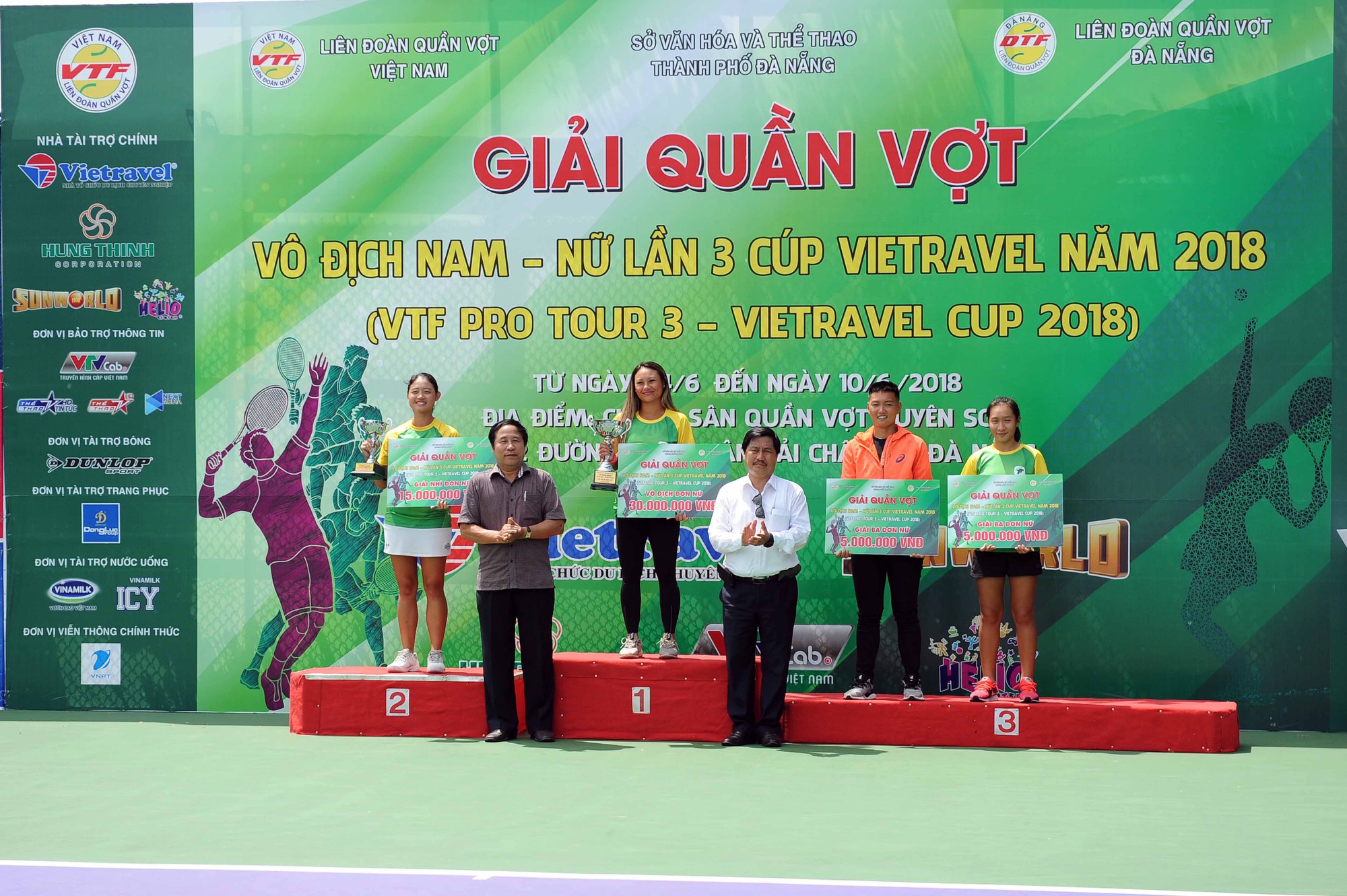 Tay vợt nữ Việt kiều vô địch ở Giải VTF Pro Tour 3 - Ảnh 1.
