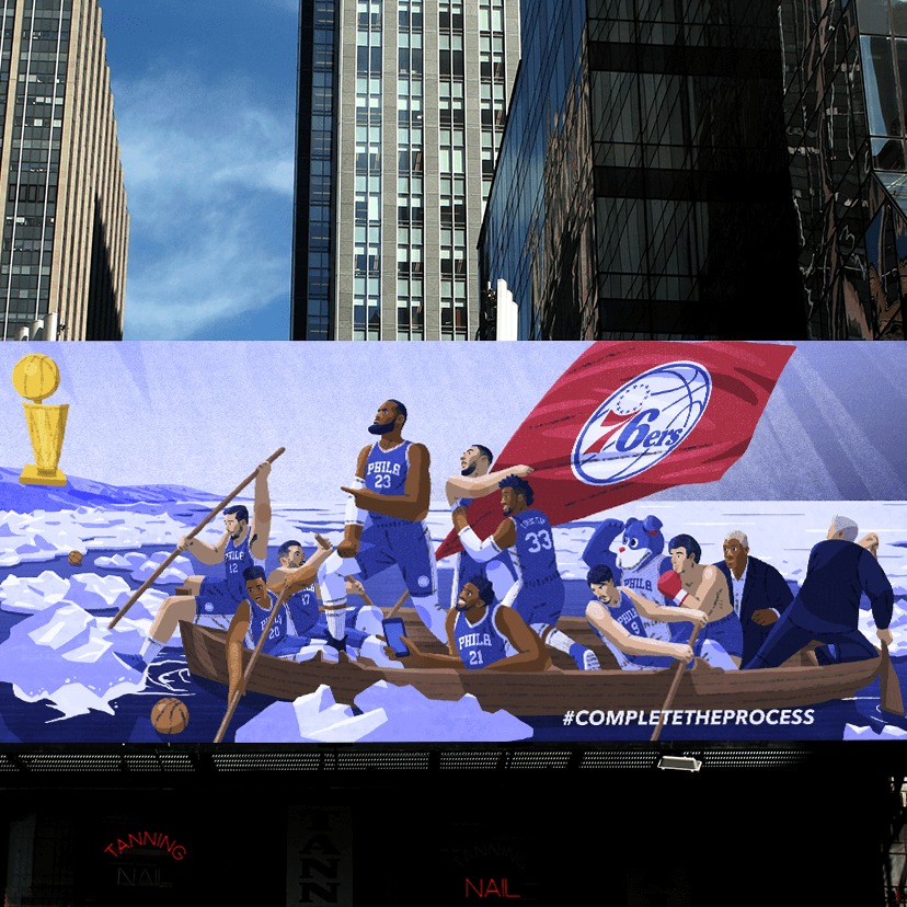Họa sĩ của 30 thành phố được yêu cầu vẽ bức tranh để chiêu mộ LeBron James và đây là kết quả - Ảnh 46.
