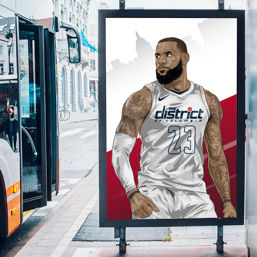 Họa sĩ của 30 thành phố được yêu cầu vẽ bức tranh để chiêu mộ LeBron James và đây là kết quả - Ảnh 60.