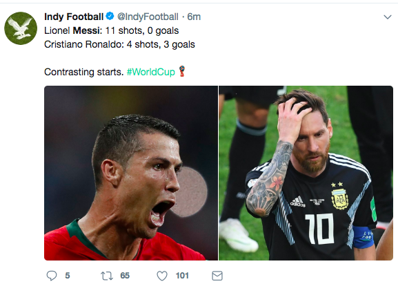Lướt phây mùa World Cup: Sút hỏng penalty, Messi bị troll khắp mạng xã hội - Ảnh 2.