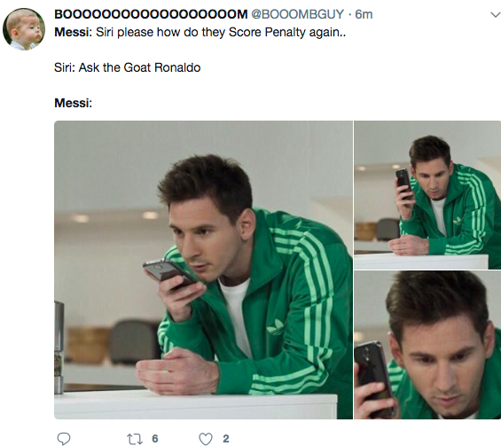 Lướt phây mùa World Cup: Sút hỏng penalty, Messi bị troll khắp mạng xã hội - Ảnh 7.