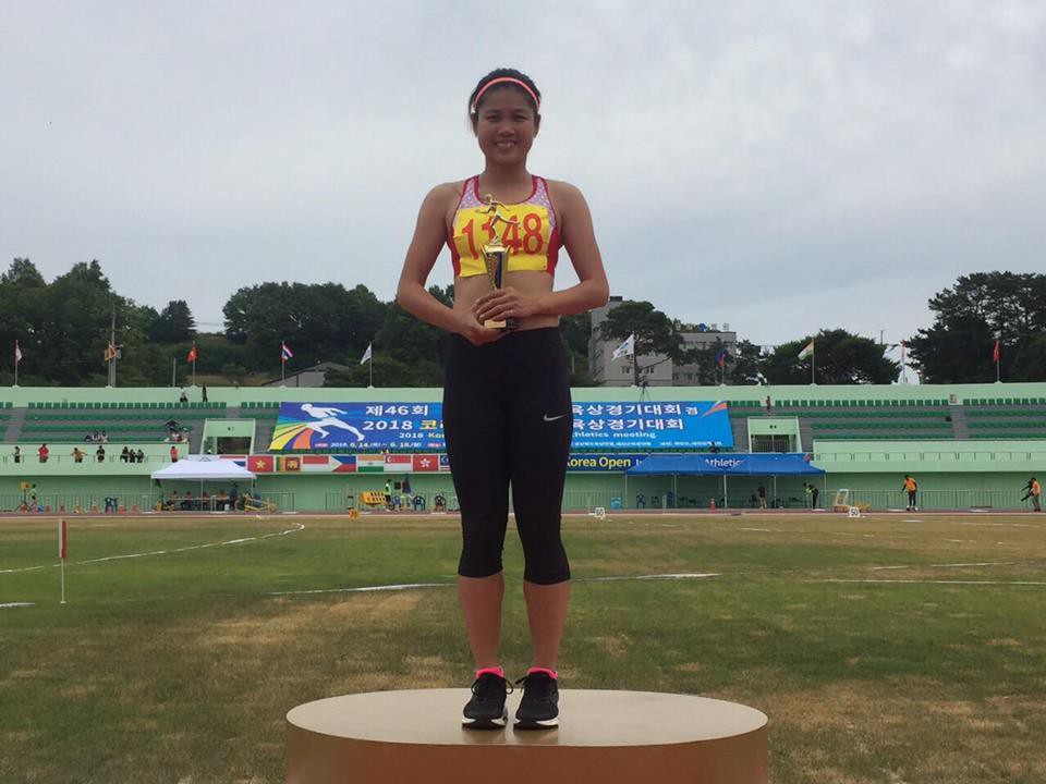 Điền kinh Hàn Quốc mở rộng: Lê Thị Mộng Tuyền giành HCV 100m nữ - Ảnh 1.