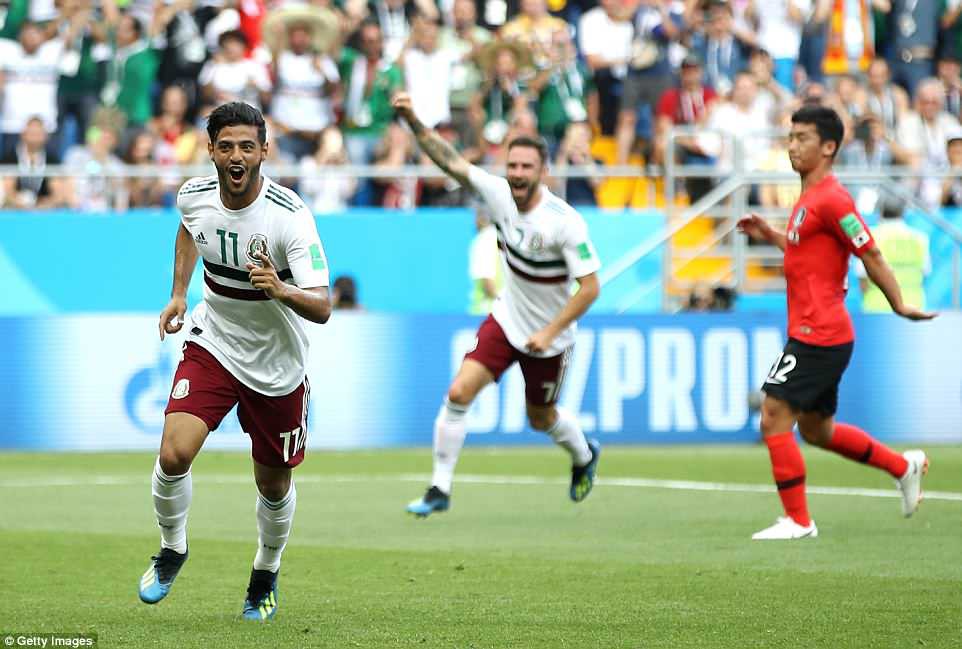 Hàn Quốc lại thủng lưới trên chấm 11m, Mexico đặt một chân vào vòng 1/8 World Cup - Ảnh 4.