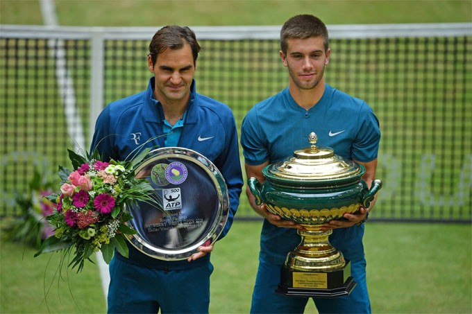 Roger Federer có thể mất kỷ lục ở Wimbledon vào tay Feliciano Lopez - Ảnh 1.