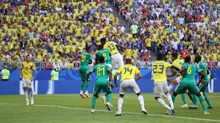 Yerry Mina tỏa sáng, Colombia giật vé đi tiếp của Senegal - Ảnh 4.