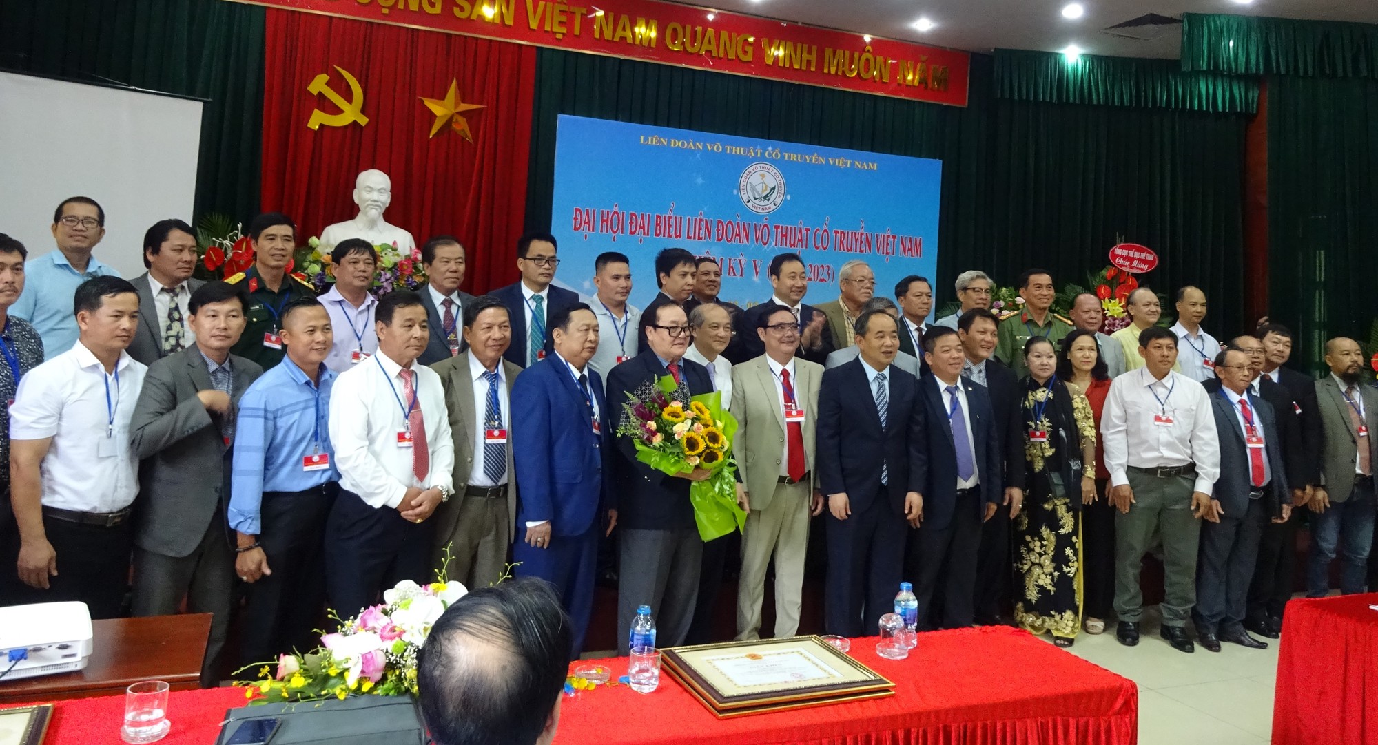 Đại hội Liên đoàn Võ cổ truyền Việt Nam nhiệm kỳ V: Ông Hoàng Vĩnh Giang tiếp tục giữ vị trí Chủ tịch - Ảnh 3.