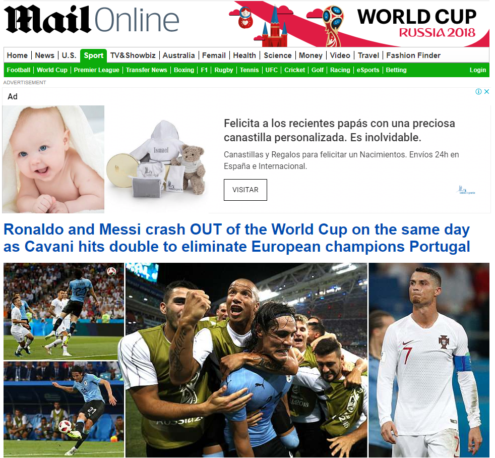 Truyền thông thế giới phản ứng thế nào khi Ronaldo - Messi cùng xách vali về nước? - Ảnh 1.