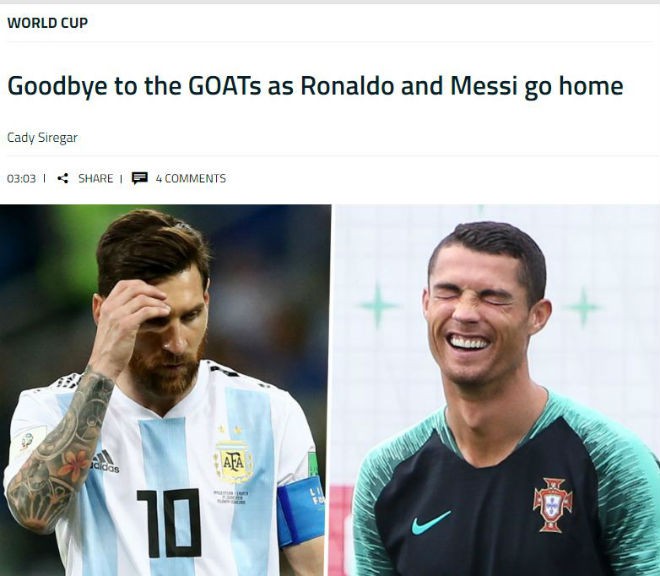 Truyền thông thế giới phản ứng thế nào khi Ronaldo - Messi cùng xách vali về nước? - Ảnh 3.