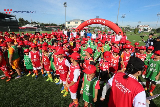 Tưng bừng Trại hè bóng đá thiếu niên Toyota 2018 - Ảnh 1.