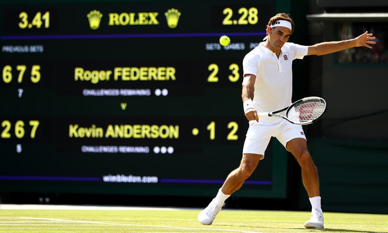 Tứ kết Wimbledon 2018: Djokovic vào bán kết, Federer ngầm ngùi rời giải - Ảnh 1.