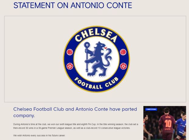 CHÍNH THỨC: Chelsea sa thải HLV Antonio Conte - Ảnh 1.