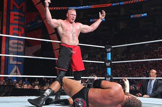 Trước khi sang UFC, Brock Lesnar sẽ xuất hiện tại WWE Summerslam - Ảnh 1.