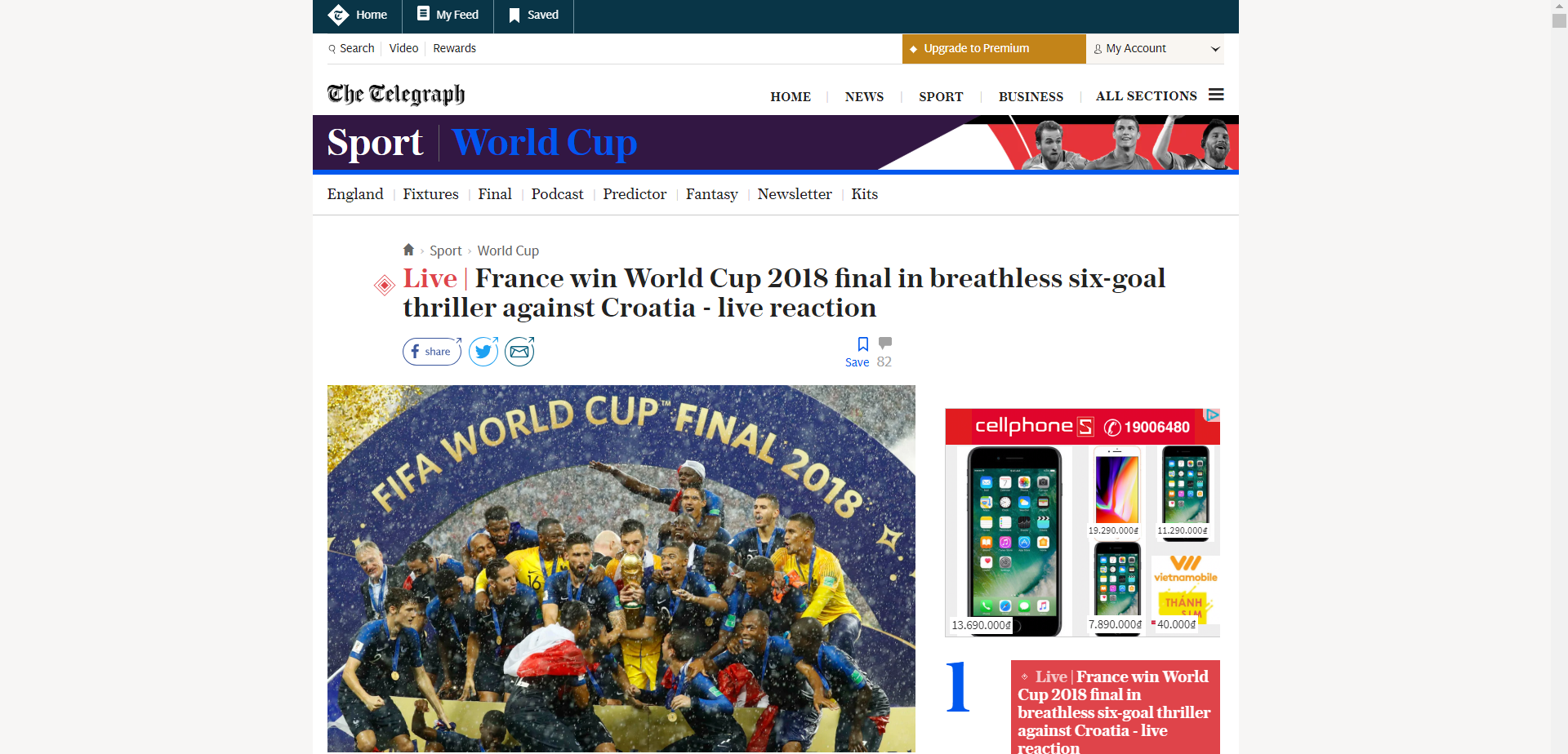 Truyền thông thế giới đánh giá thế nào về chức vô địch World Cup của ĐT Pháp? - Ảnh 8.