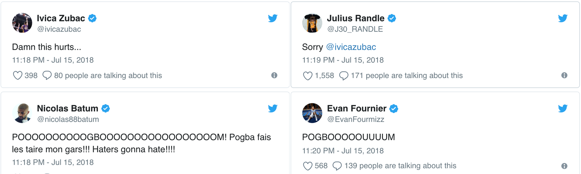 Sống lại phản ứng của các cầu thủ NBA khi Pháp đánh bại Croatia tại Chung kết World Cup 2018 - Ảnh 9.