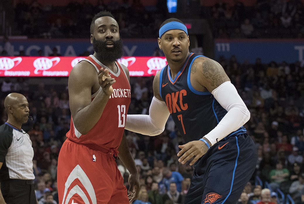 Big-3 mới hình thành tại Houston Rockets, James Harden và CP3 chuẩn bị đón Carmelo Anthony - Ảnh 2.