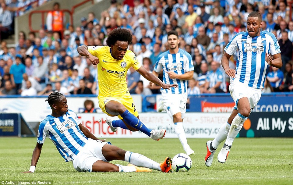 5 điểm nhấn đáng chú ý từ màn ra mắt của HLV Sarri ở trận Huddersfield - Chelsea - Ảnh 3.