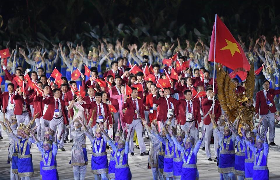 Lễ hội đầy màu sắc, độc lạ ở khai mạc ASIAD 2018 - Ảnh 7.