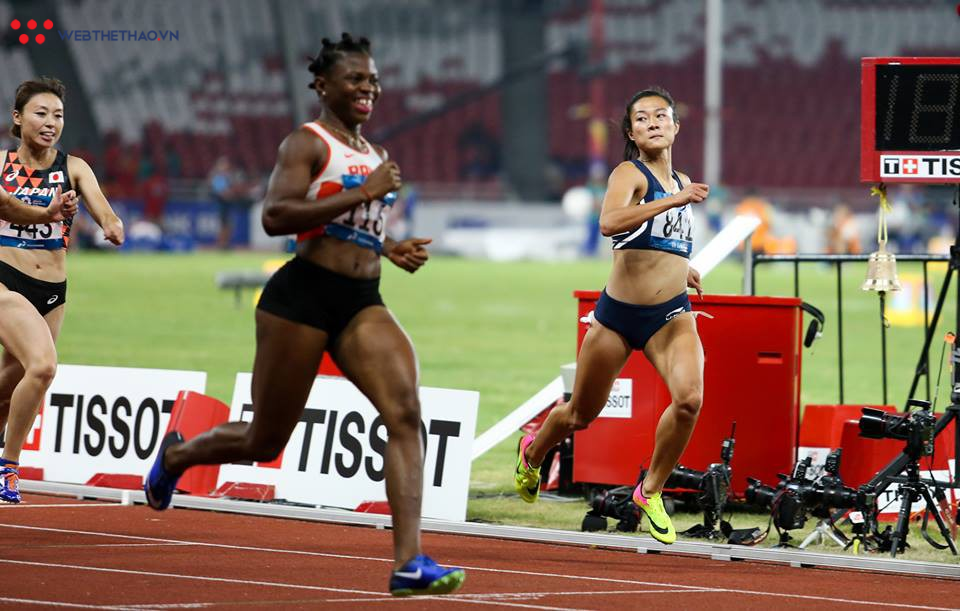 ASIAD 2018: “Nữ hoàng” điền kinh Lê Tú Chinh dừng bước ở bán kết - Ảnh 3.