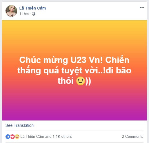 Nghệ sĩ Việt hò nhau đi bão ăn mừng Olympic Việt Nam vào bán kết ASIAD 2018 - Ảnh 3.