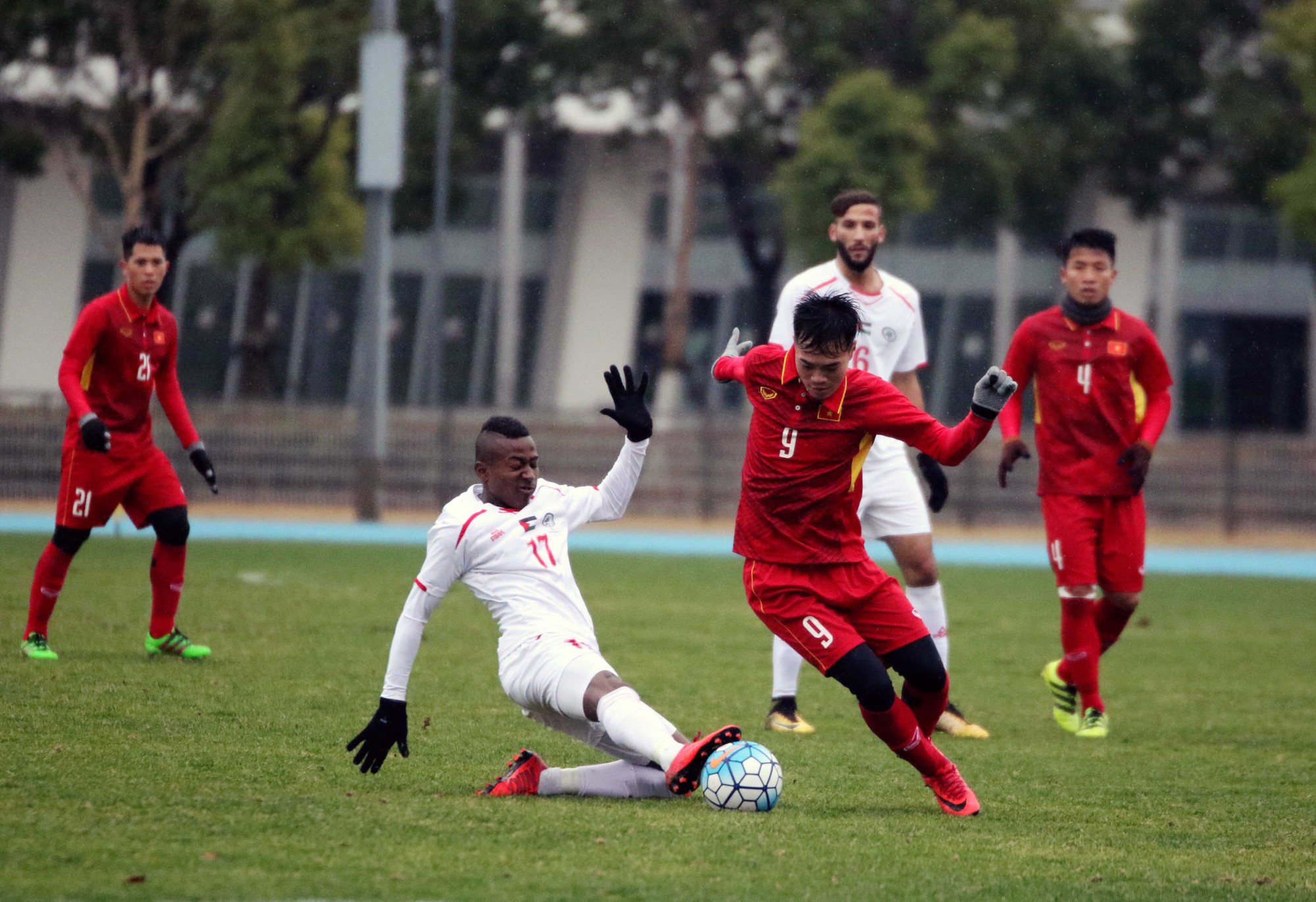 Trực tiếp Cúp Vinaphone 2018: U23 Việt Nam - U23 Palestine - Ảnh 1.