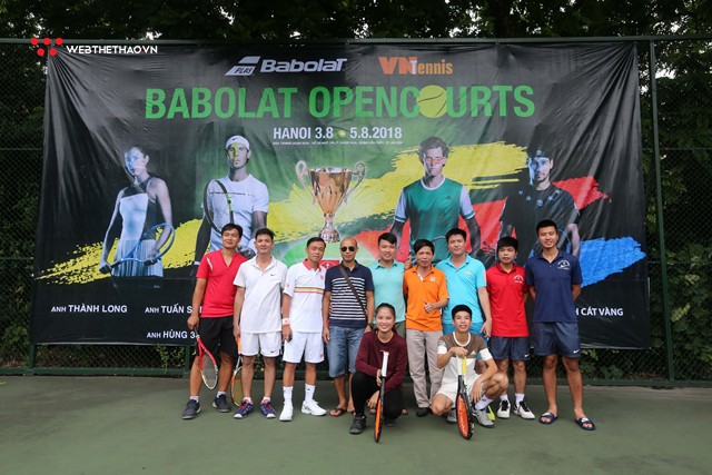 Sôi động Giải tenis Babolat Open Courts Hà Nội 2018 - Ảnh 4.