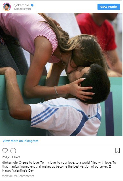 Vợ Djokovic thơm lây sau chức vô địch US Open của chồng - Ảnh 3.
