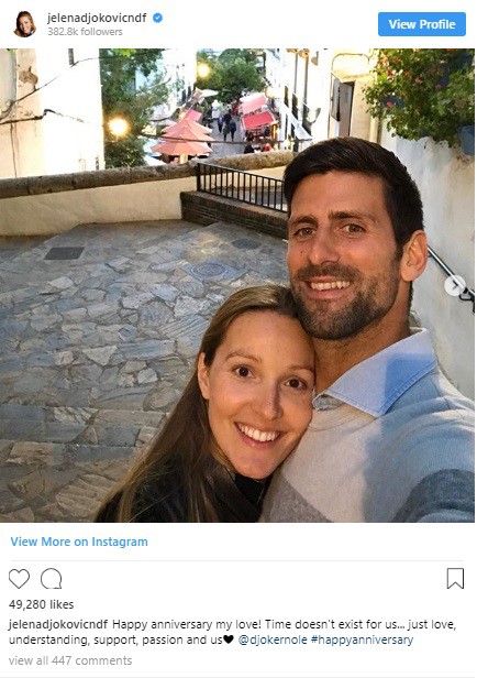 Vợ Djokovic thơm lây sau chức vô địch US Open của chồng - Ảnh 4.