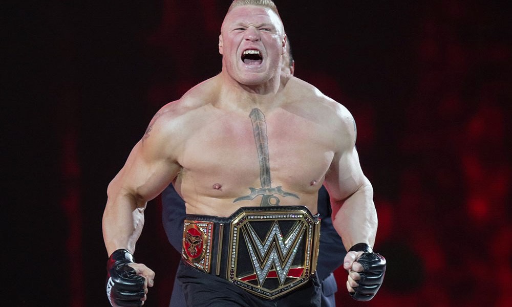 Không có hợp đồng với UFC Brock Lesnar quay trở lại WWE - Ảnh 4.