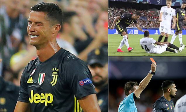 Trọng tài tiết lộ nguyên nhân thực sự khiến Ronaldo lần đầu tiên nhận thẻ đỏ ở Champions League - Ảnh 2.