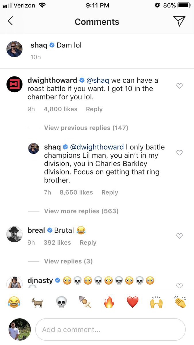 Dwight Howard rủ Shaquille ONeal đánh nhau, Charles Barkley bị vạ lây - Ảnh 1.