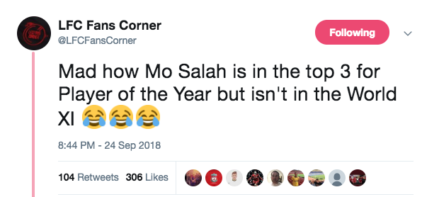 Trao giải The Best 2018: Luka Modric thắng thuyết phục, truyền thông sốc vì Mo Salah - Ảnh 13.