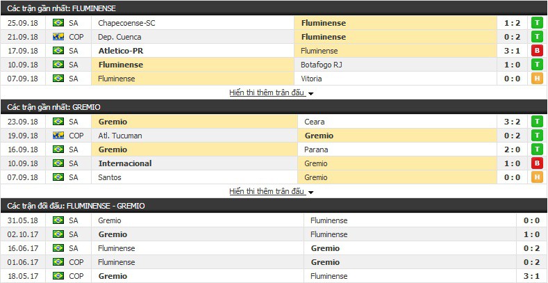 Nhận định tỷ lệ cược kèo bóng đá tài xỉu trận: Fluminense vs Gremio - Ảnh 1.